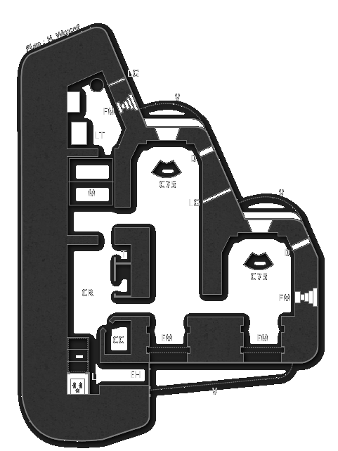 Plan type de la casemate d'artillerie STG